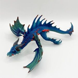 Schleich Eldrador Sea Creatures Monster Blue Dragon Discontinued 70140 EUC